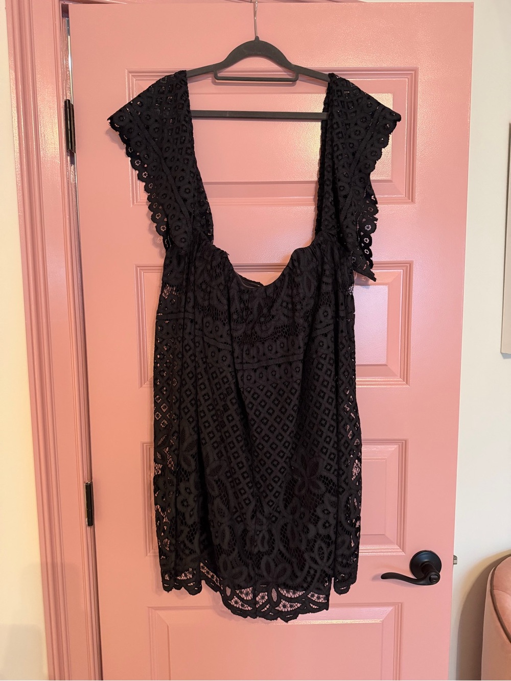Black Lace Tularosa Women Dress